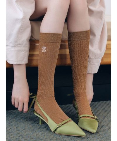 【LILY BROWN×KEITA MARUYAMA】ロゴラメリブソックス