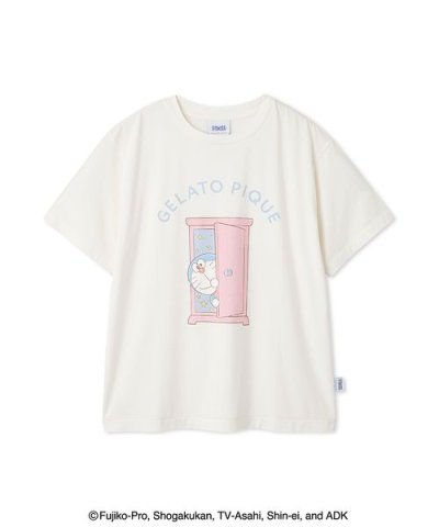 【ドラえもん】【レディース】ワンポイントTシャツ