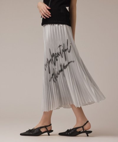 コラボロングプリーツスカート