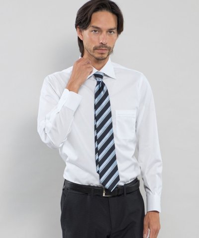 【WEB・一部店舗限定】ブロードセミワイドドレスシャツ