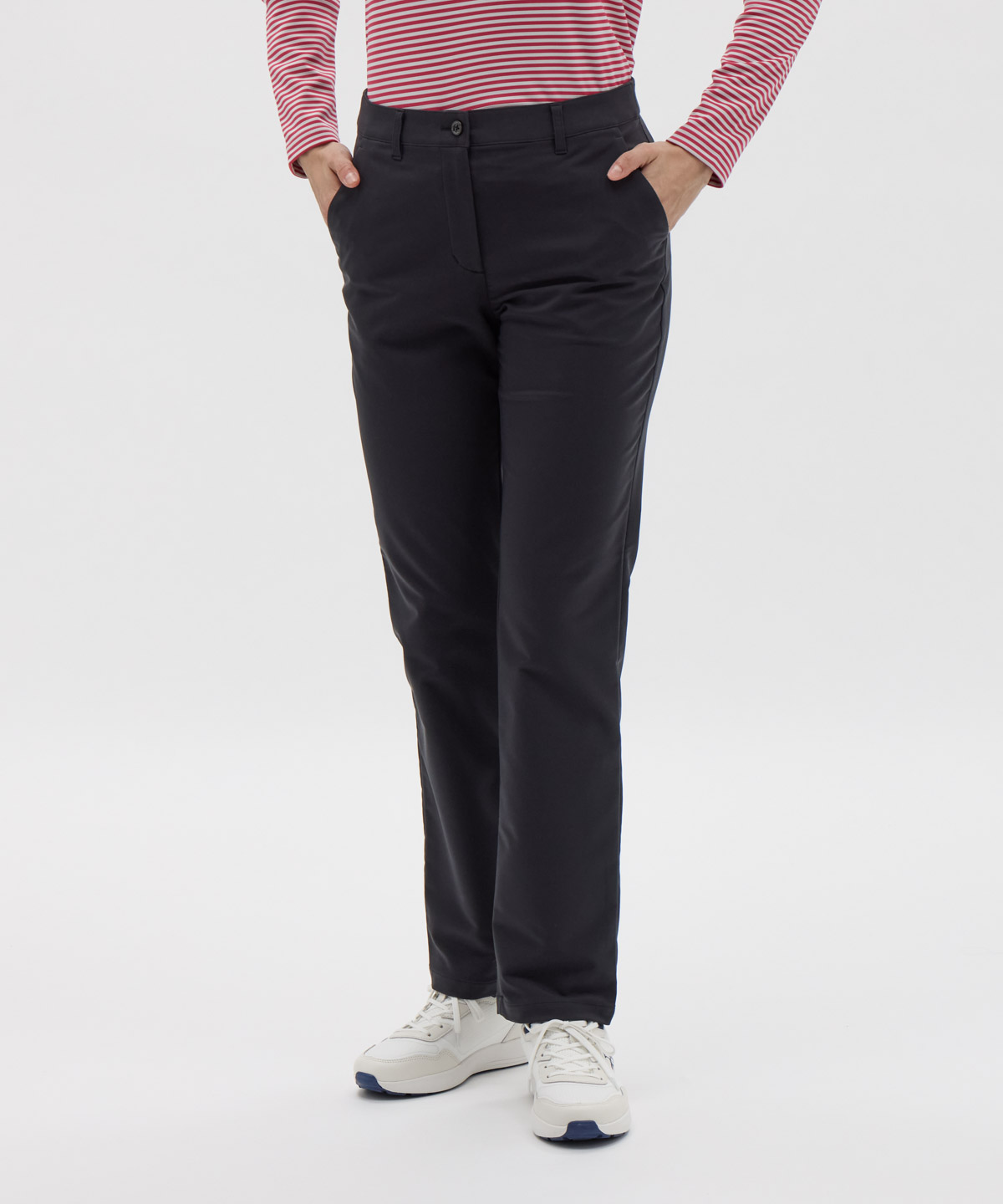 Munsingwear(ings) マンシングウェア Munsingwear HEAT NAVI はっ水ストレッチパ ブラック 3L Munsingwear(ings) マンシングウェア Munsingwear HEAT NAVI はっ水ストレッチパ ブラック 3L