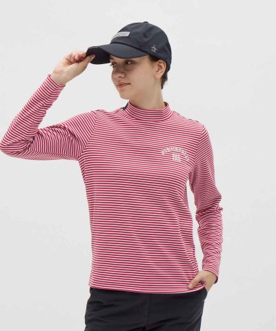 マンシングウェア Munsingwear HEAT NAVI ボーダーモックネッ