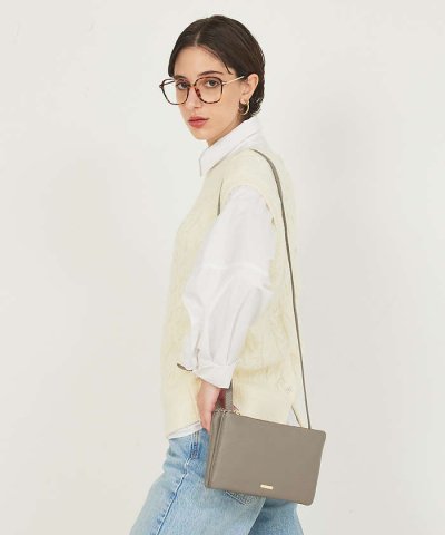 ●SOEUR/ダブルファスナーミニショルダー