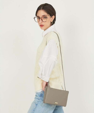 ●SOEUR/ダブルファスナーミニショルダー