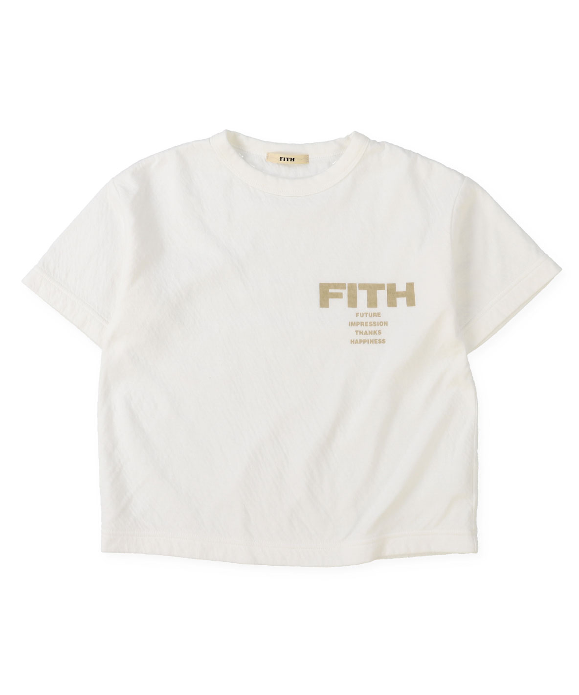 FITH フィス FITH Feather Knit Double Cloth Logo ホワイト 115 FITH フィス FITH Feather Knit Double Cloth Logo ホワイト 115