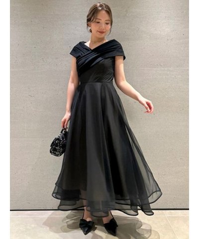 カシュクールチュールドレス