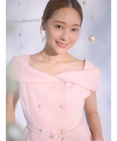 HANAE MORI×CELFORDコラボ】 オフショルダージレ(508398236