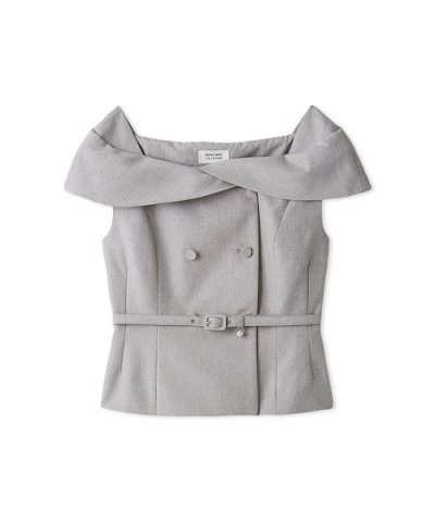 【HANAE MORI×CELFORDコラボ】 オフショルダージレ