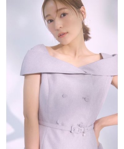【HANAE MORI×CELFORDコラボ】 オフショルダージレ