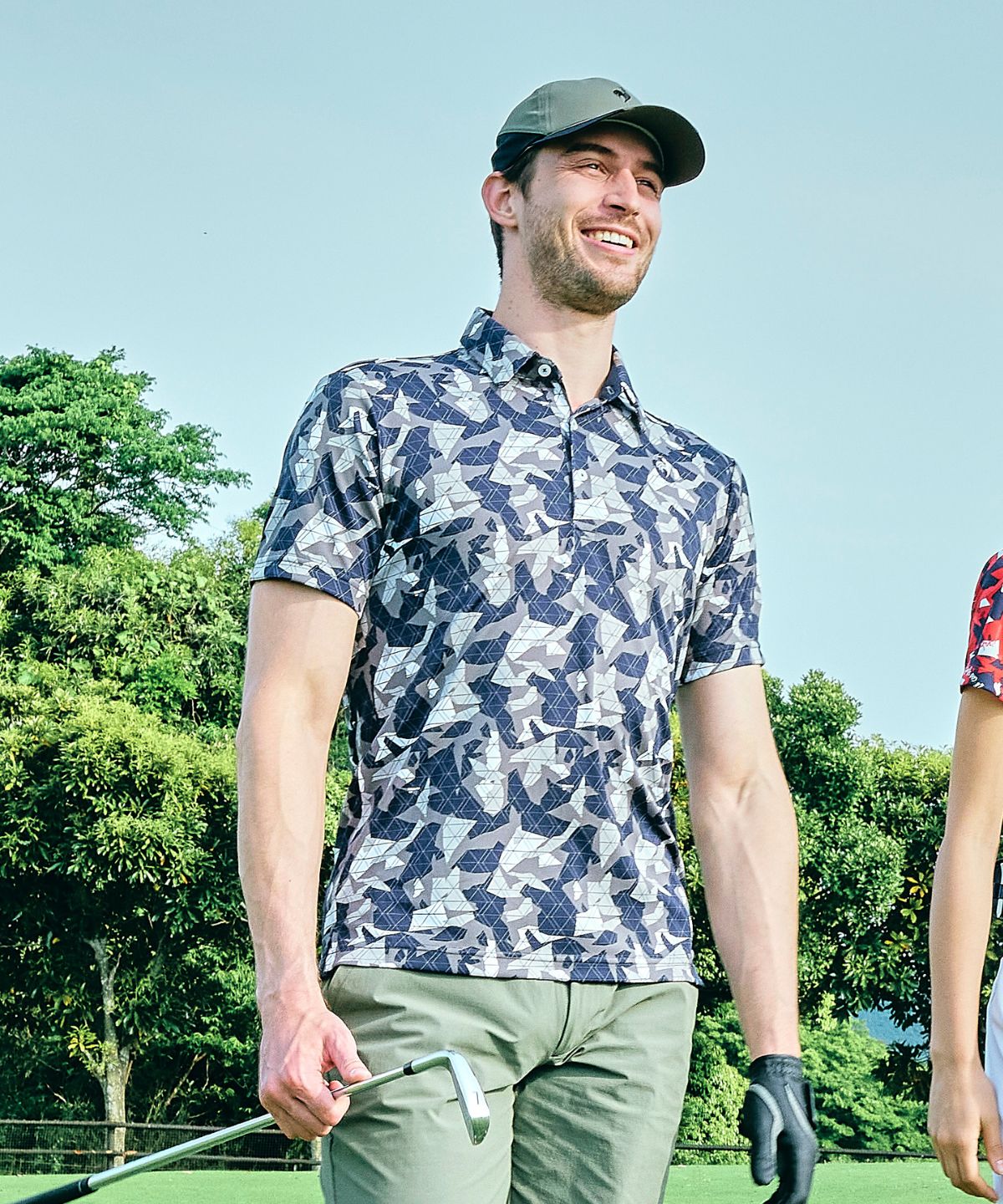 lecoqsportifgolf ルコックスポルティフ ゴルフ le coq sportif golf 小柄プリン カーキ M lecoqsportifgolf ルコックスポルティフ ゴルフ le coq sportif golf 小柄プリン カーキ M