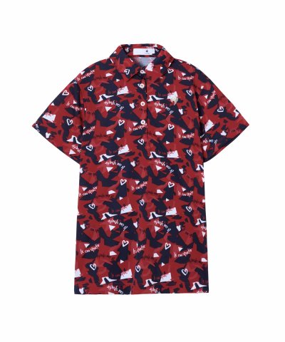 ルコックスポルティフ ゴルフ le coq sportif golf 総柄半袖シ