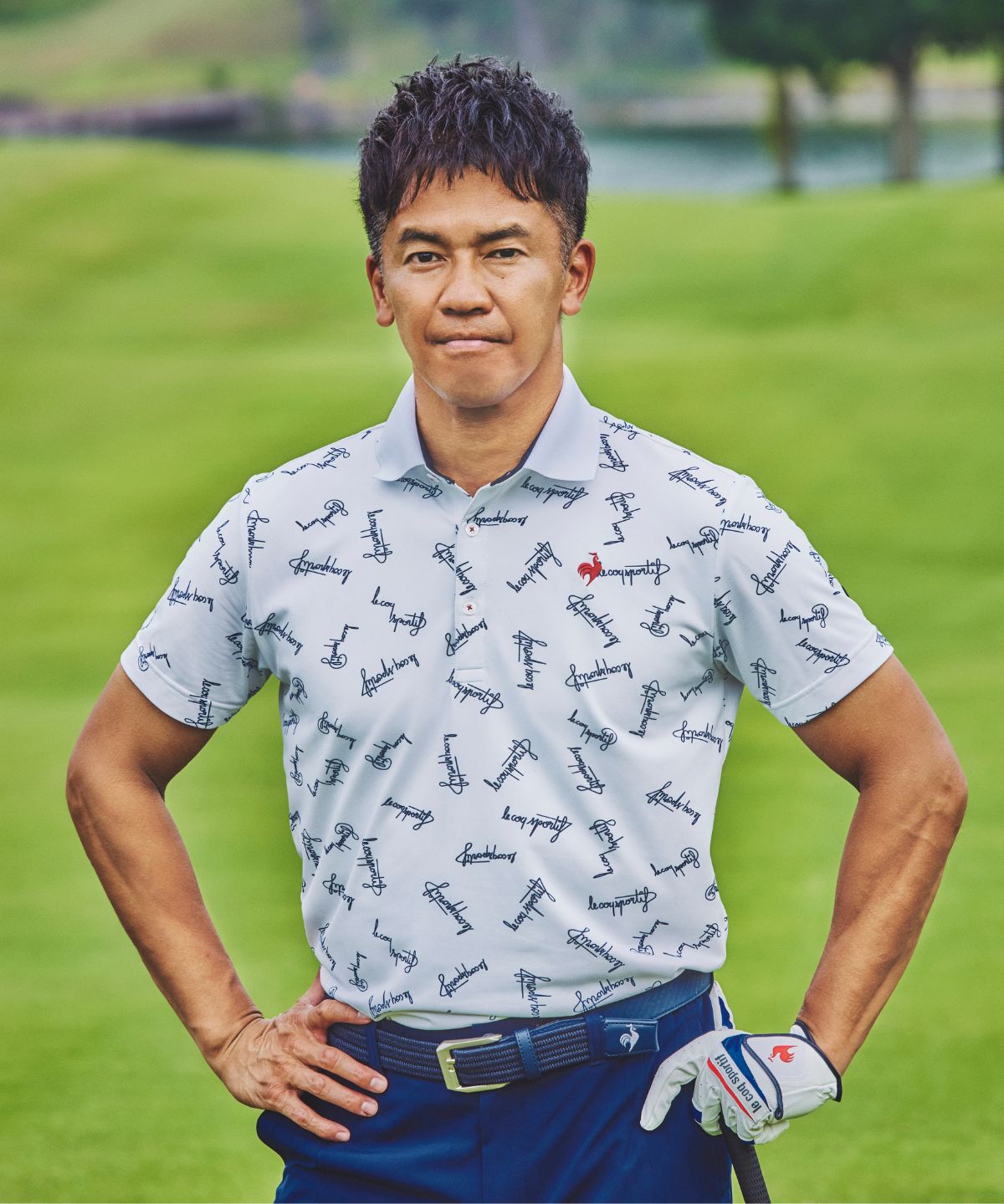 lecoqsportifgolf ルコックスポルティフ ゴルフ le coq sportif golf シーズン柄 ホワイト L lecoqsportifgolf ルコックスポルティフ ゴルフ le coq sportif golf シーズン柄 ホワイト L