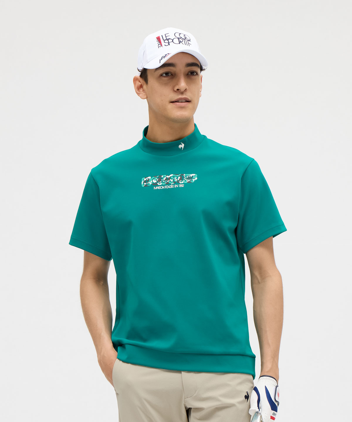 lecoqsportifgolf ルコックスポルティフ ゴルフ le coq sportif golf ロゴプリン グリーン M lecoqsportifgolf ルコックスポルティフ ゴルフ le coq sportif golf ロゴプリン グリーン M