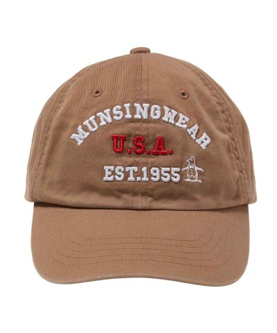 マンシングウェア Munsingwear コットンツイルロゴデザインベースボール