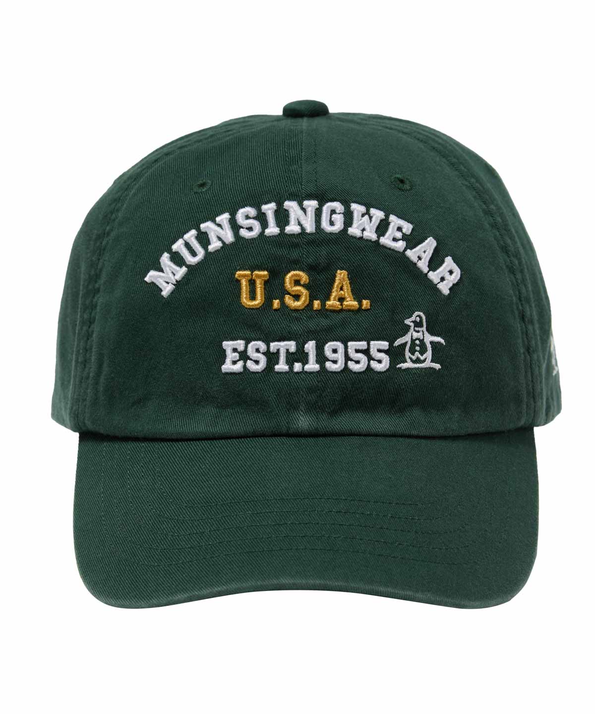 Munsingwear(ings) マンシングウェア Munsingwear コットンツイルロゴデザインベースボール グリーン F Munsingwear(ings) マンシングウェア Munsingwear コットンツイルロゴデザインベースボール グリーン F