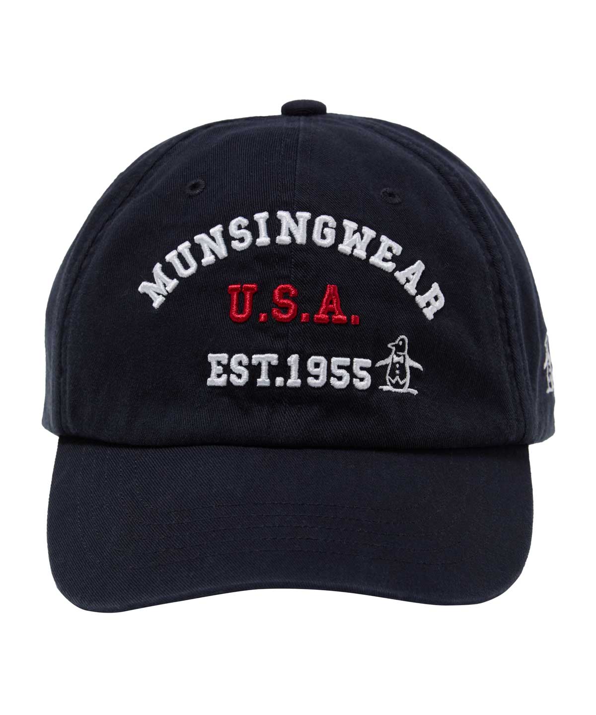 Munsingwear(ings) マンシングウェア Munsingwear コットンツイルロゴデザインベースボール ネイビー F Munsingwear(ings) マンシングウェア Munsingwear コットンツイルロゴデザインベースボール ネイビー F