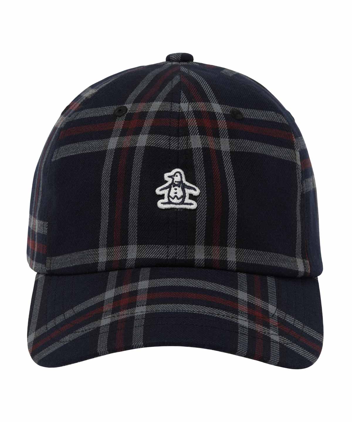 Munsingwear(ings) マンシングウェア Munsingwear チェック柄ワンポイント刺しゅうベースボ ネイビー L Munsingwear(ings) マンシングウェア Munsingwear チェック柄ワンポイント刺しゅうベースボ ネイビー L