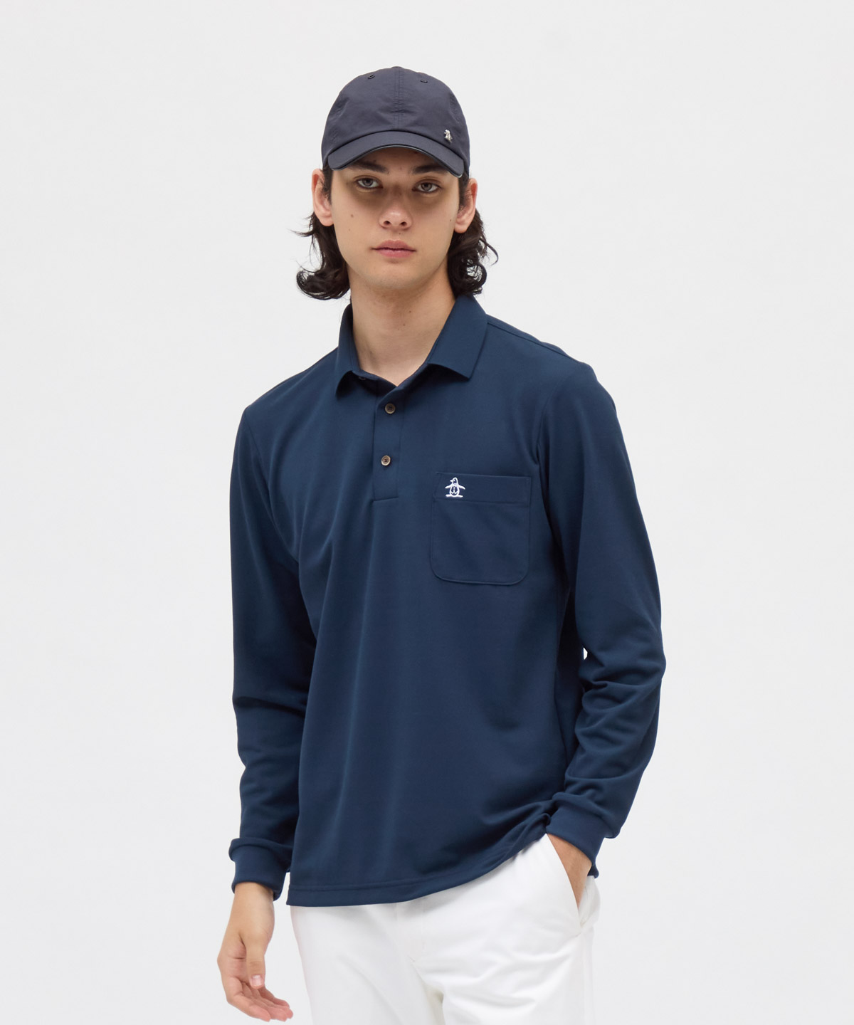 Munsingwear(ings) マンシングウェア Munsingwear 【ORI−ERI】Sunscreen ネイビー M Munsingwear(ings) マンシングウェア Munsingwear 【ORI−ERI】Sunscreen ネイビー M