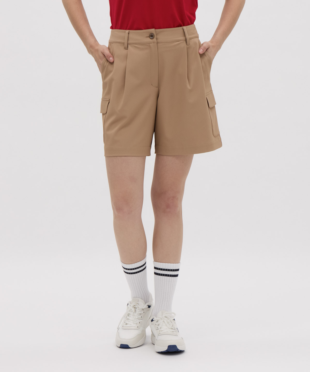 Munsingwear(ings) マンシングウェア Munsingwear 2WAYストレッチはっ水ハーフパンツ ブラウン 7 Munsingwear(ings) マンシングウェア Munsingwear 2WAYストレッチはっ水ハーフパンツ ブラウン 7