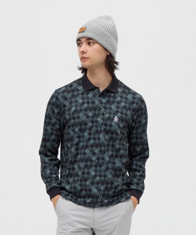 マンシングウェア Munsingwear HEAT NAVI バイアスチェックプ