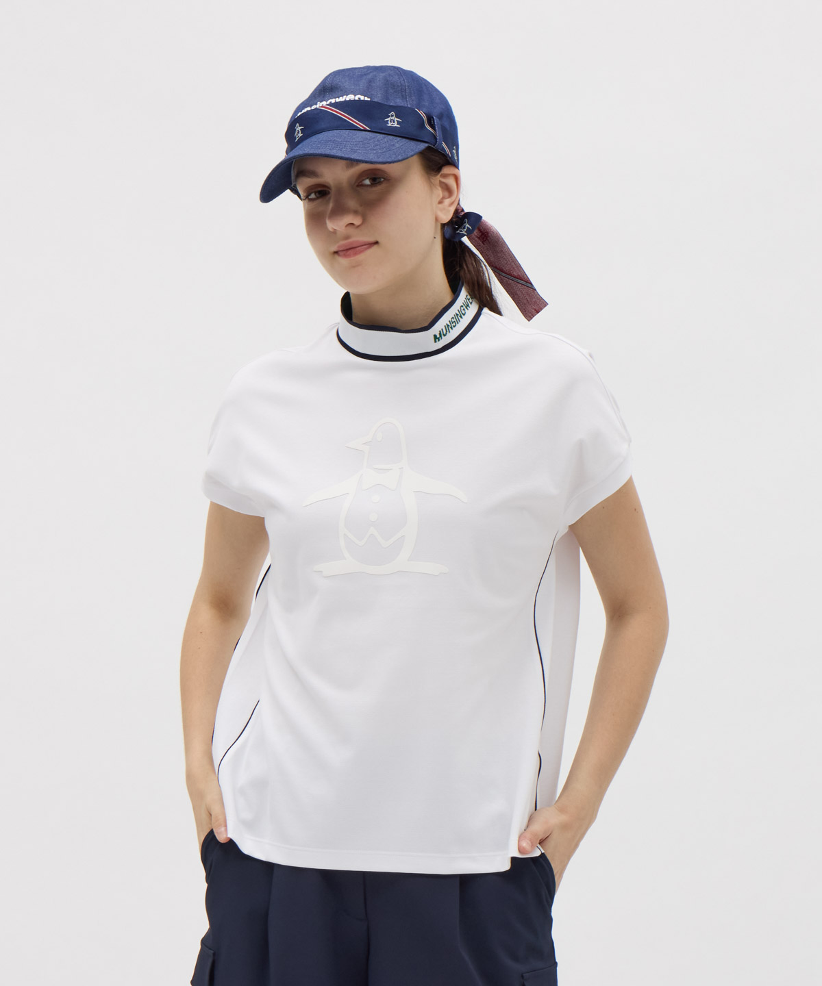 マンシングウェア Munsingwear Sunscreen NIR 4口ポンチ