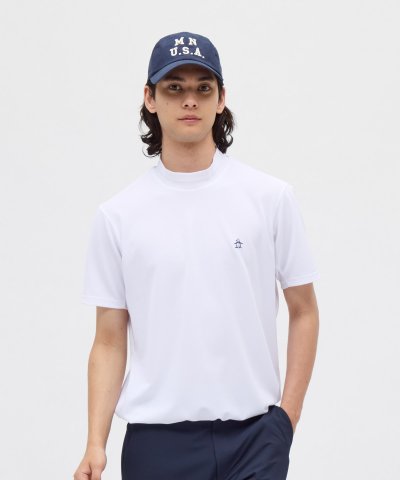 マンシングウェア Munsingwear 肌面ドライ フィラシス鹿の子 ロゴプリ