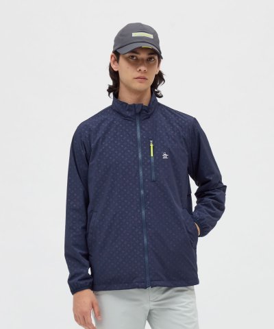 マンシングウェア Munsingwear はっ水ストレッチエンボス柄ブルゾン