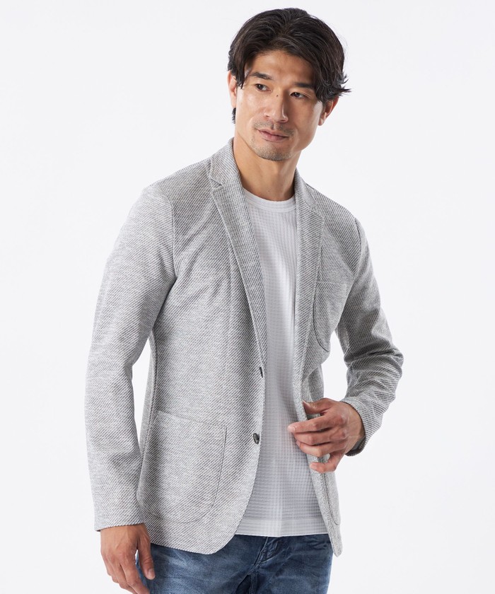 IDEA UOMO ニット セーター クルーネック イタリア製 レトロ ウール混 uomo（柄総柄）（トップス｜メンズファッション）の通販