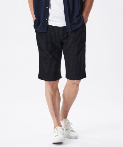 アセテートニットショートパンツ