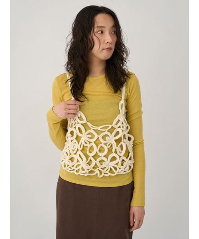 かぎ針ハンドニットビスチェ