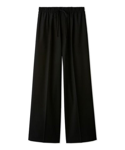 ドロストワイドパンツ／ウォッシャブル