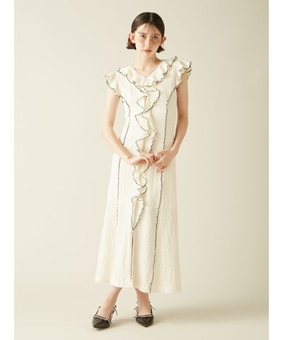 カットフリルワンピース