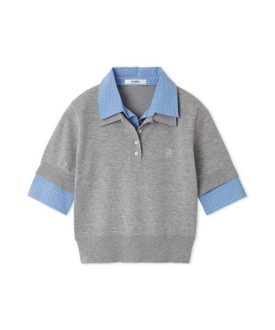 シャツドッキングニットポロ