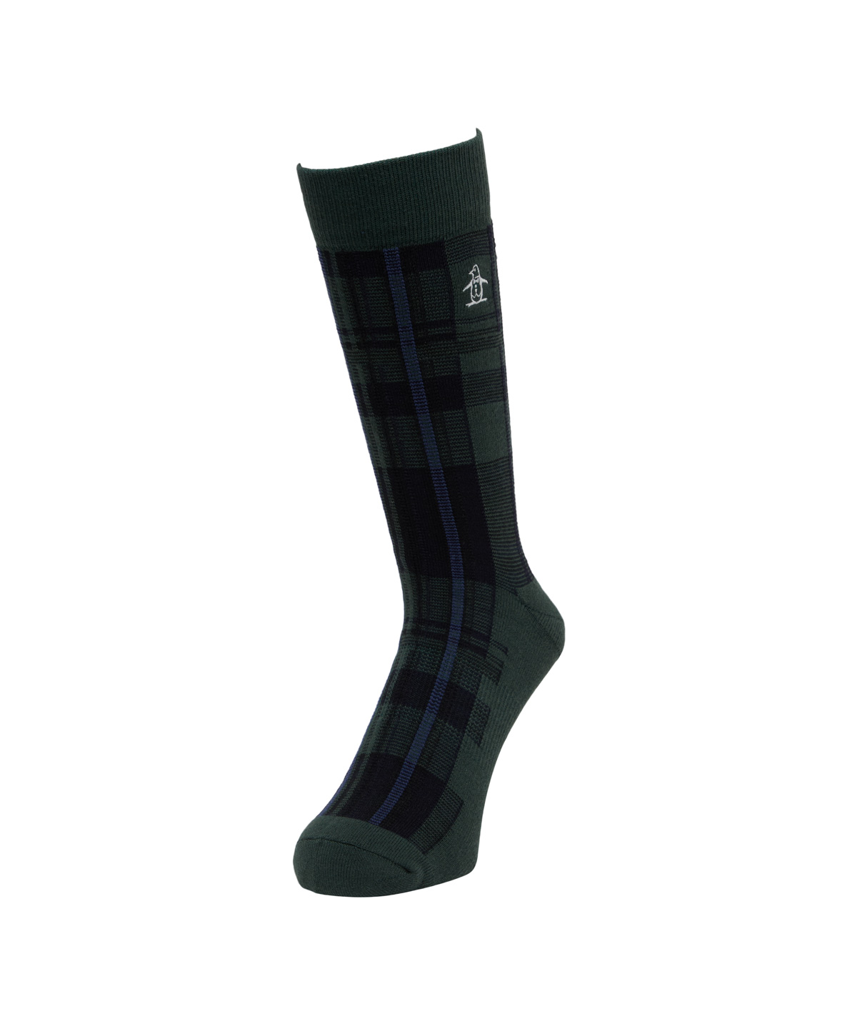 Munsingwear(ings) マンシングウェア Munsingwear クルー丈チェック柄ソックス グリーン 25-27 Munsingwear(ings) マンシングウェア Munsingwear クルー丈チェック柄ソックス グリーン 25-27