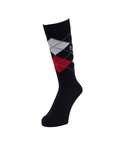 マンシングウェア Munsingwear クルー丈アーガイル柄ソックス