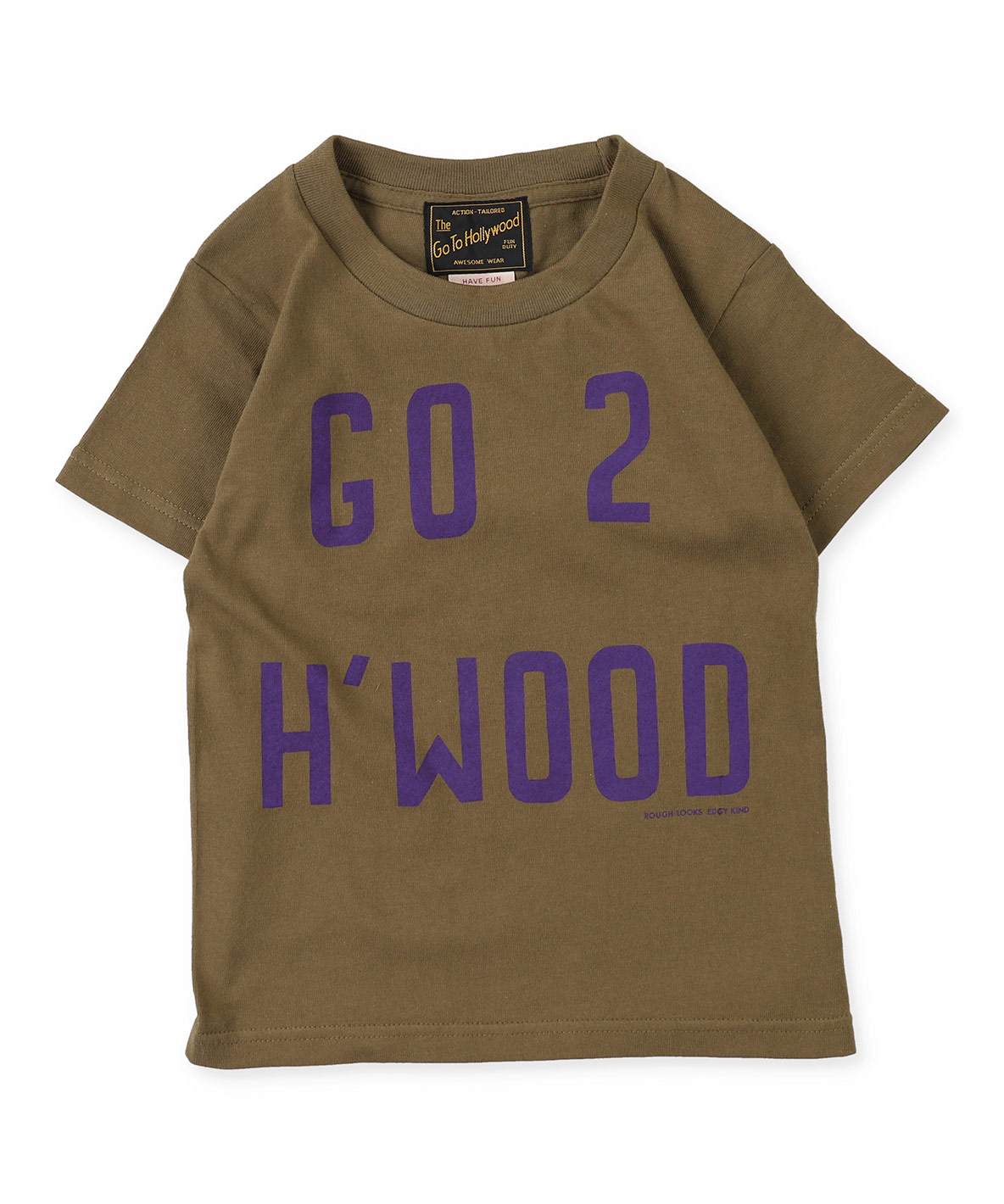 GOTOHOLLYWOOD ゴートゥーハリウッド GO TO HOLLYWOOD Commercial Te カーキ 0(Ladies-S)/S GOTOHOLLYWOOD ゴートゥーハリウッド GO TO HOLLYWOOD Commercial Te カーキ 0(Ladies-S)/S