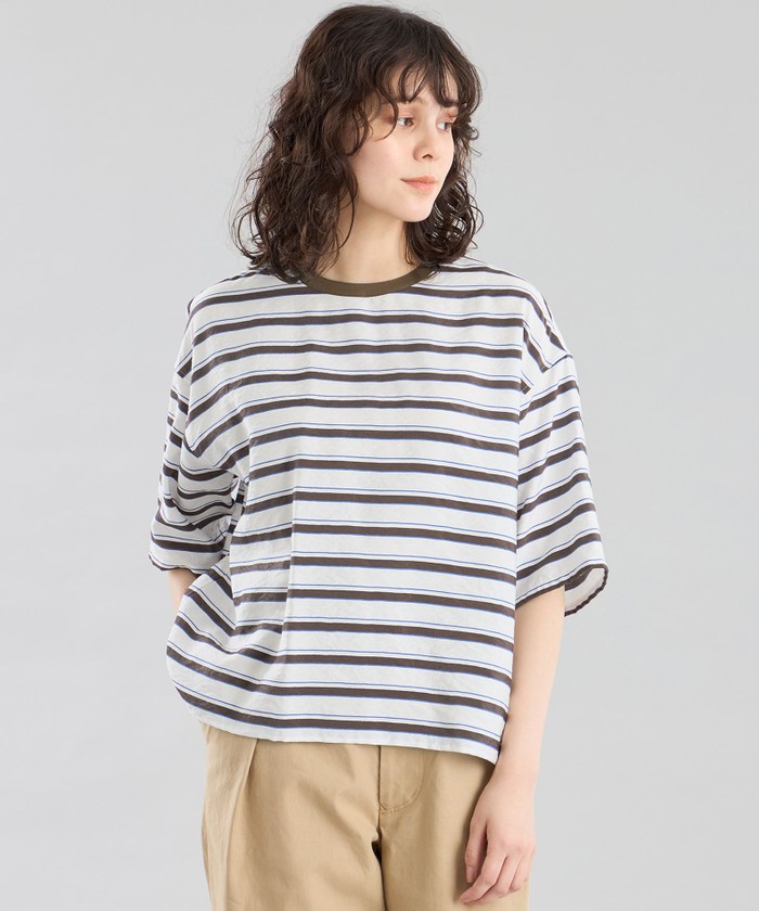GREY LABEL マルチボーダーブラウス(508320288)｜阪急百貨店公式