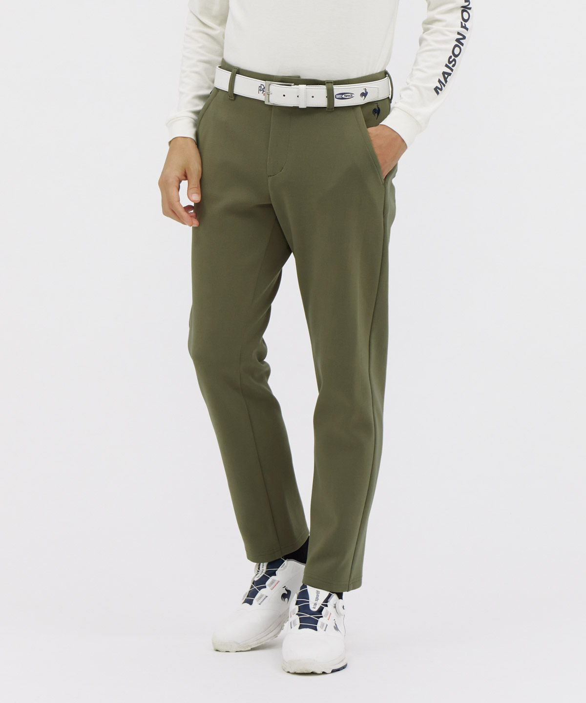lecoqsportifgolf ルコックスポルティフ ゴルフ le coq sportif golf ニットパン カーキ 82 lecoqsportifgolf ルコックスポルティフ ゴルフ le coq sportif golf ニットパン カーキ 82