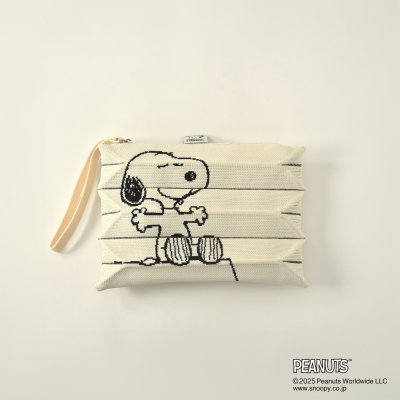 ラッキープリーツニットクラッチ