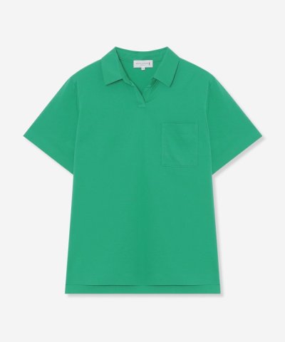 プレーティング天竺スキッパー