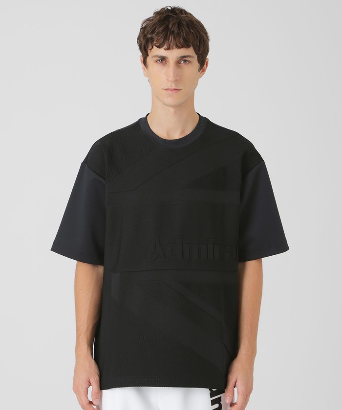BLACK lab.×Admiral】ニットドッキングアイコンTシャツ