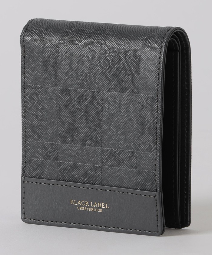 エンボスチェック2つ折りウォレット(508380912)｜HANKYU MEN'S