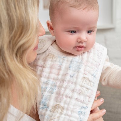 エイデンアンドアネイ aden+anais スナップビブ オーガニック【返品不可