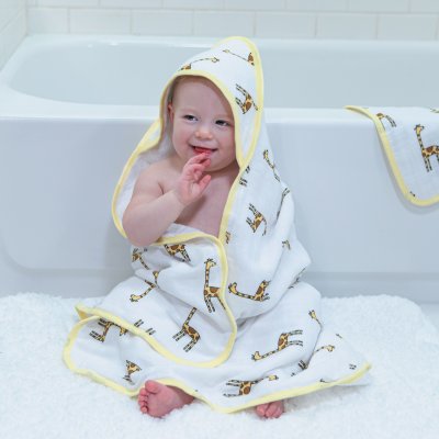 フード付きタオル&ウォッシュクロスセット