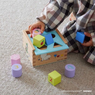 ムーミンベビー MOOMIN BABY 型はめつみ木 ムーミン