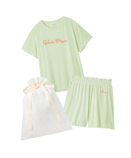 ラッピング済み】カラフルロゴTシャツ&ショートパンツSET