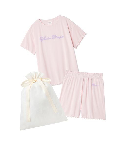 ラッピング済み】カラフルロゴTシャツ&ショートパンツSET