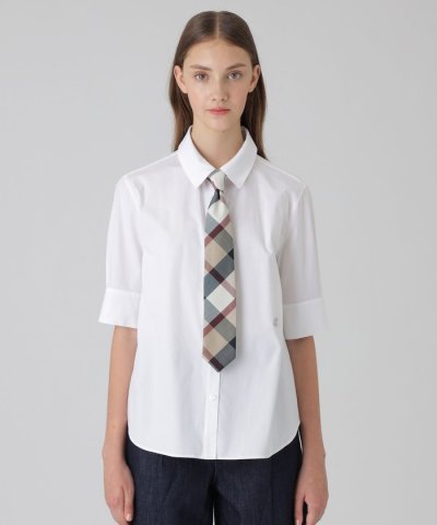 ソリッドブロードクロスブラウス