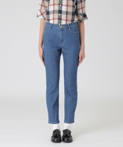 ライトデニムハイライズストレートパンツ