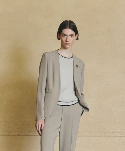 【ウォッシャブル】トリアセジョーゼット　ジャケット